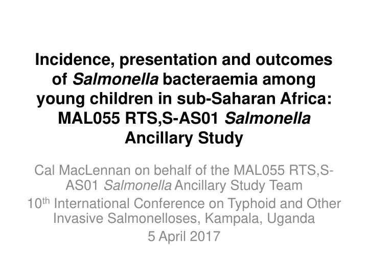ancillary study