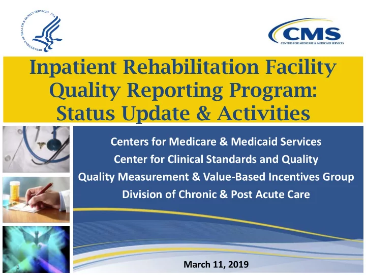 quality reporting program