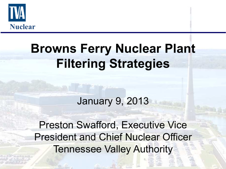 nuclear browns ferry nuclear plant filtering strategies
