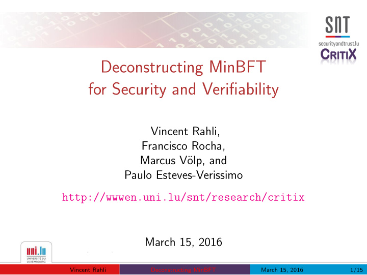 deconstructing minbft for security and verifiability