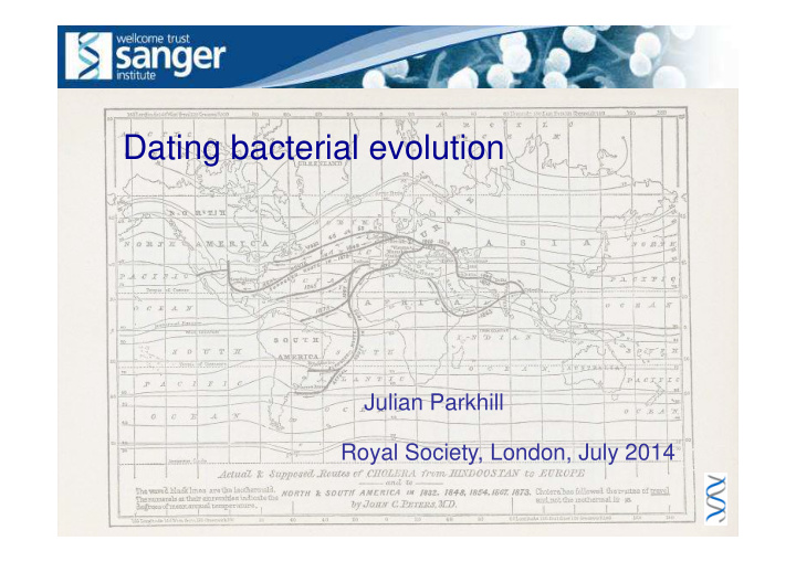 dating bacterial evolution