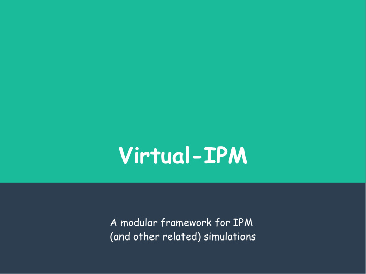 virtual ipm