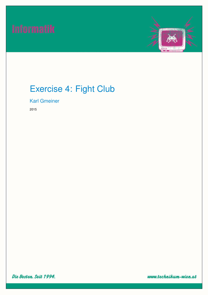 exercise 4 fight club