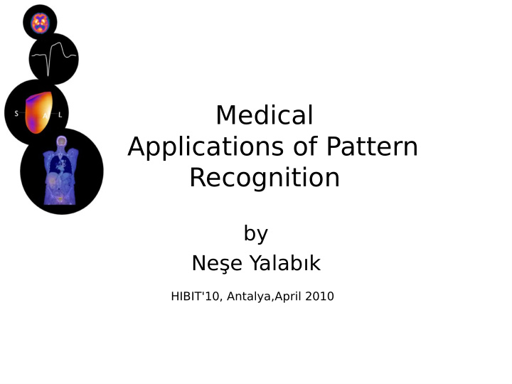 medical applications of pattern recognition