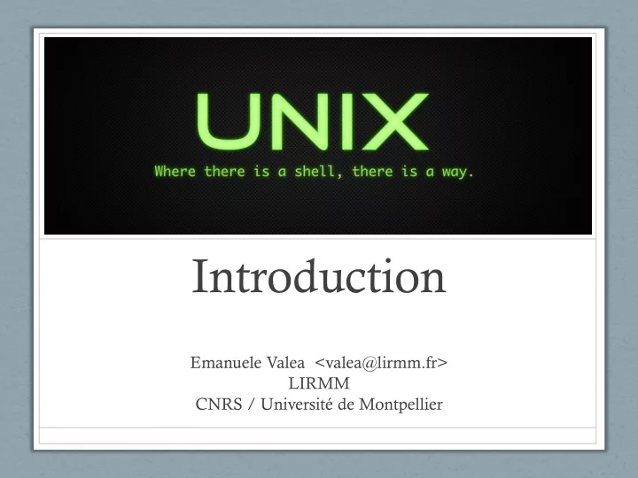 introduction