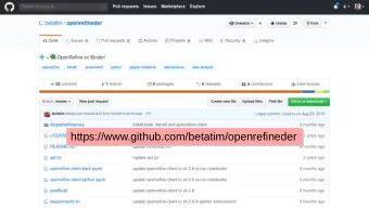 https://www.github.com/betatim/openrefineder  https://www.github.com/betatim/openrefineder