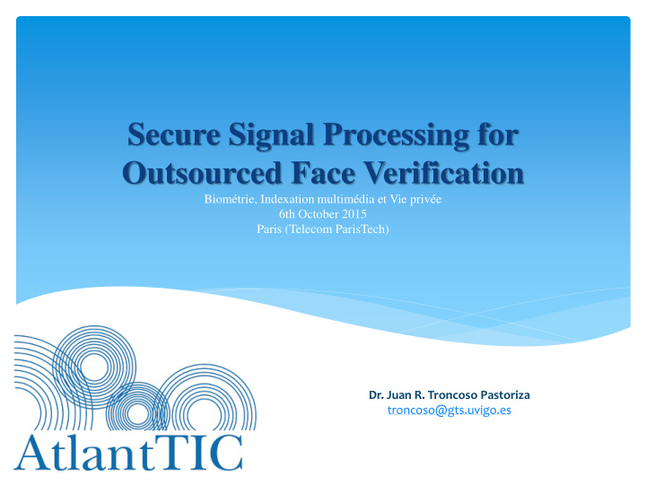 secure signal processing for