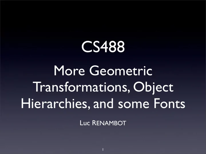 cs488