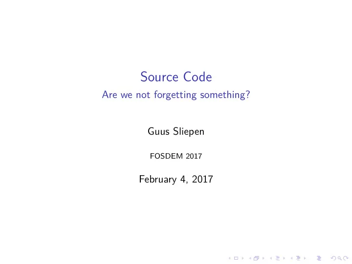 source code