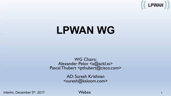 lpwan wg