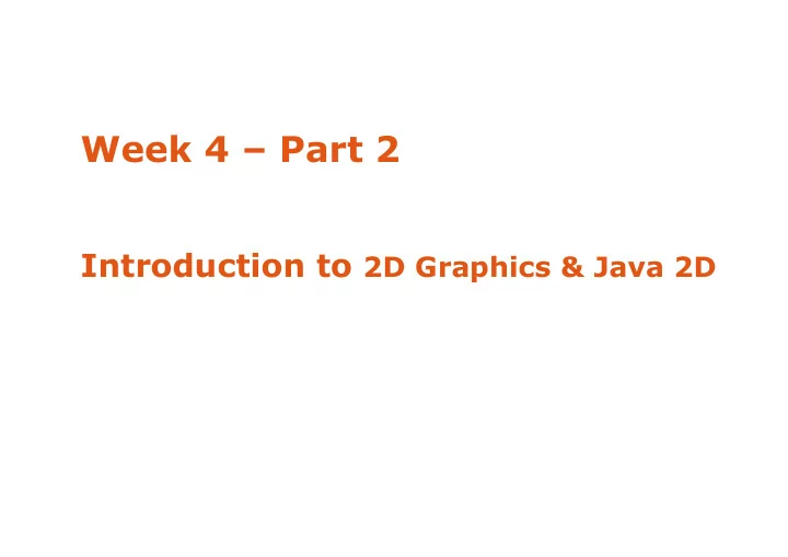 2d graphics