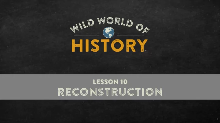 reconstruction