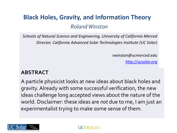 black holes gravity and information theory