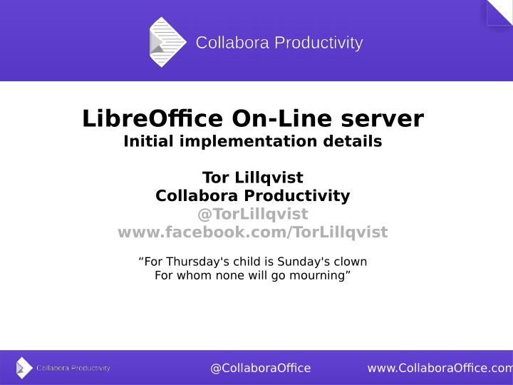 libreoffjce on line server