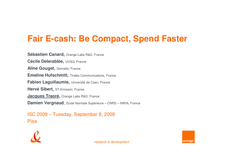 fair e cash be compact spend faster