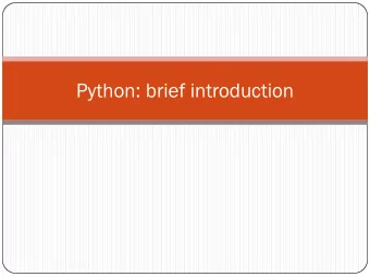 Python: brief introduction  1.1. Types  A) c is float, d is float  B)  c is float, d is int  C) c