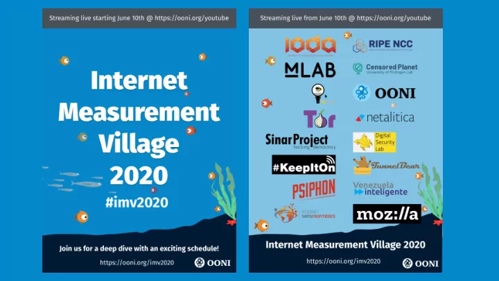 measuring internet censorship