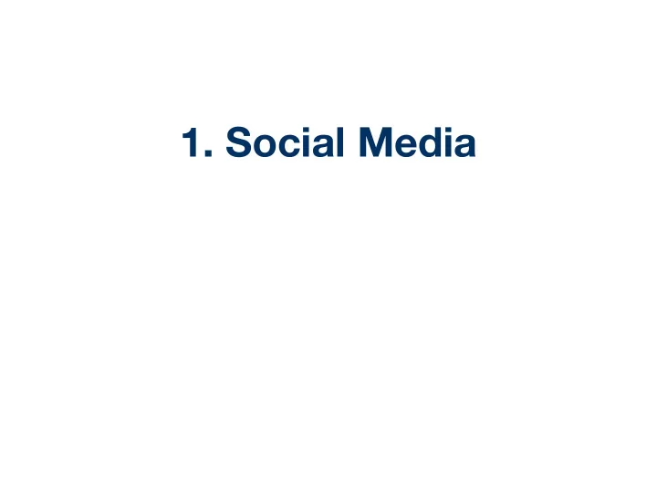 1 social media outline