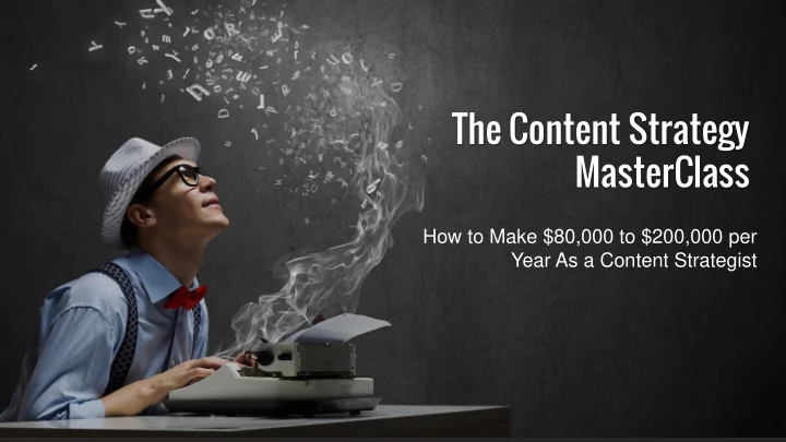 the content strategy