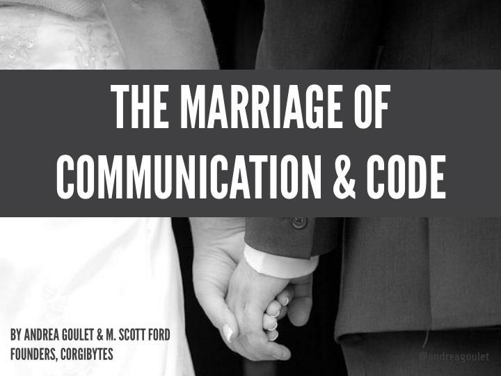 the marriage of communication code