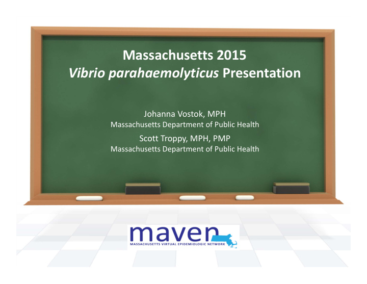 massachusetts 2015 vibrio parahaemolyticus presentation