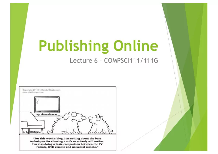 publishing online