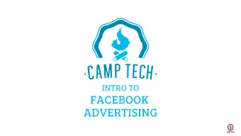 camptech.ca/facebookads  About Me  Hi! My name is RJ      My background is on content
