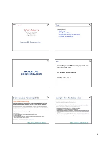 1  Example: Eiffel Marketing (1/2)  Example: Eiffel Marketing (2/2)