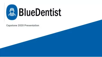 Capstone 2020 Presentation  BlueDentist  Project Summary  Develop a portable, wideband  SDR module