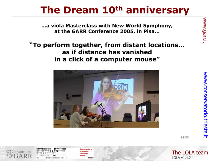 the dream 10 th anniversary