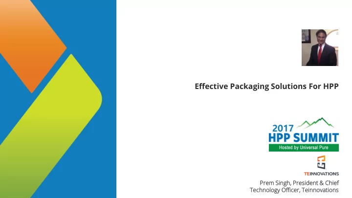 effective packaging solutions for hpp