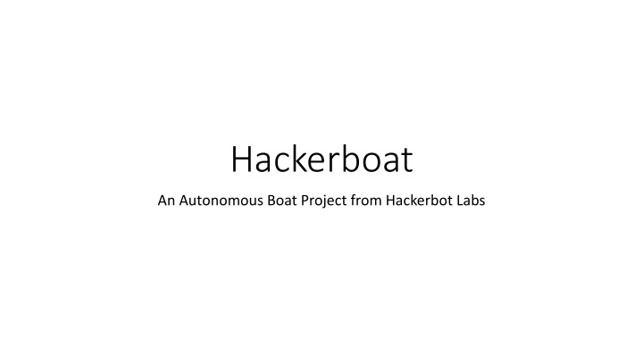 hackerboat