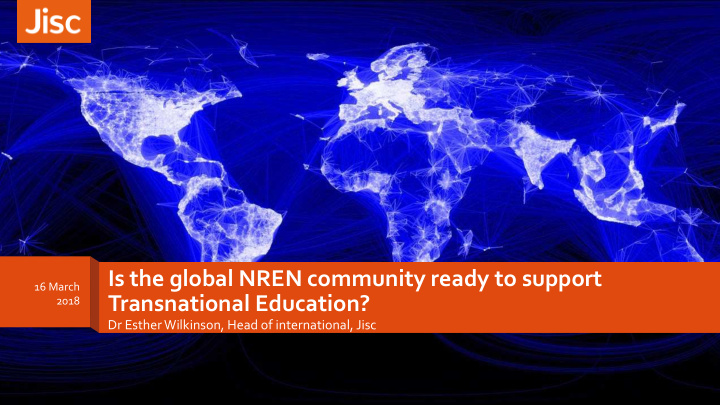 is the global nren community ready to support