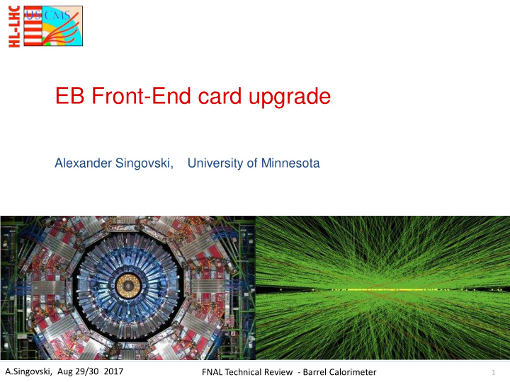 eb front end card upgrade