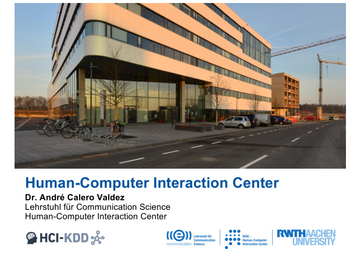 human computer interaction center