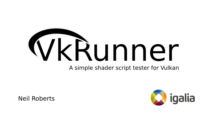 vkrunner