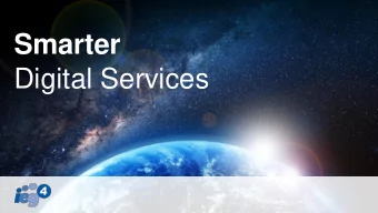 Smarter  Digital Services Plus ca change..  The Grandad of Digital Transformation  20 Years