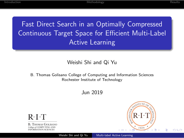 fast direct search in an optimally compressed continuous