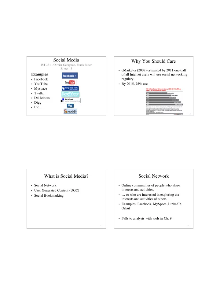 social media why you should care
