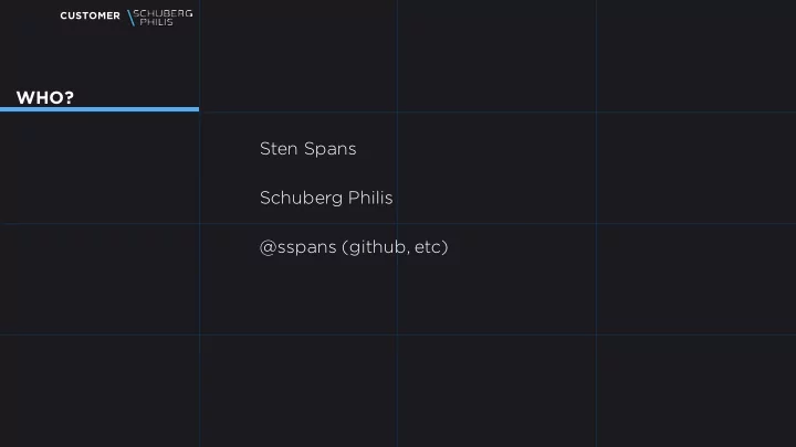 who sten spans schuberg philis sspans github etc