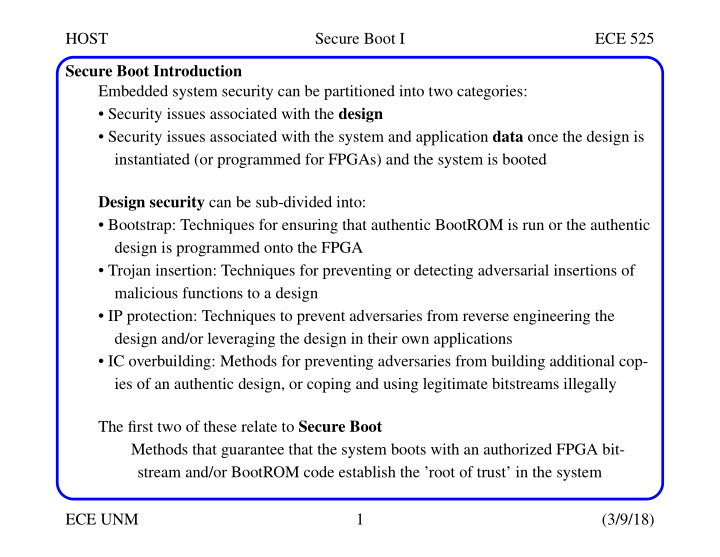 host secure boot i ece 525 secure boot introduction