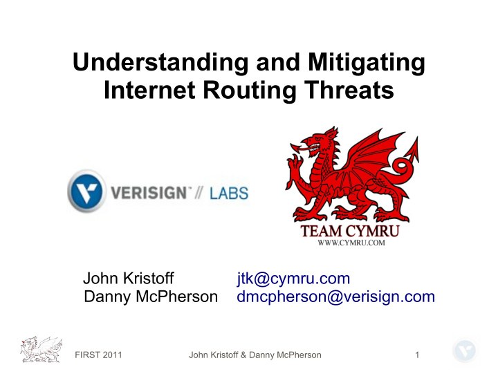 understanding and mitigating internet routing threats