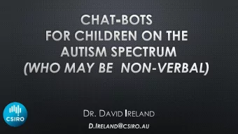Autism Spectrum  Disorder    1.  2.  3. 1 IN 100    Quinn, an autistic boy, and the line of