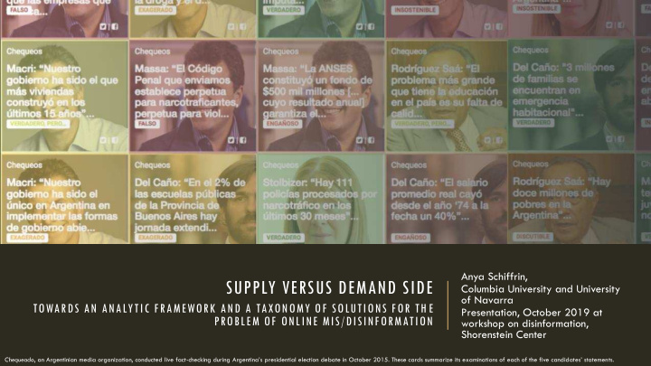 supply versus demand side