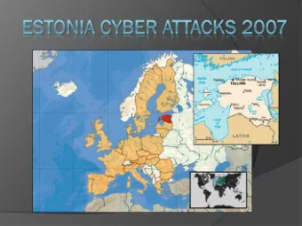 Population of only 1.46 million.    Official language is Estonian.    Estonian Declaration of