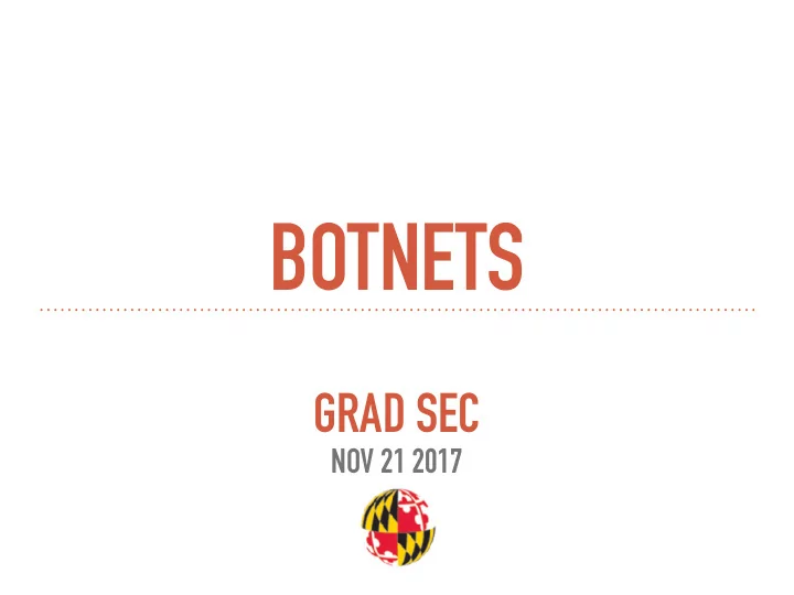 botnets