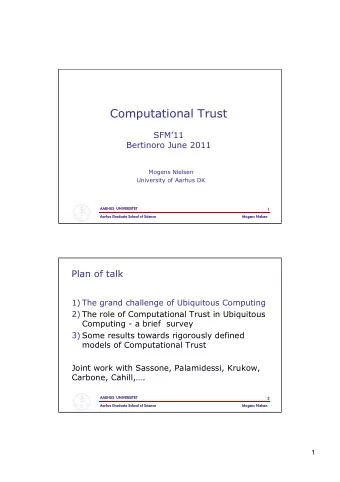 Wave of Grand Challenge Initiatives  Grand Challenges in Computer Science and Engineering