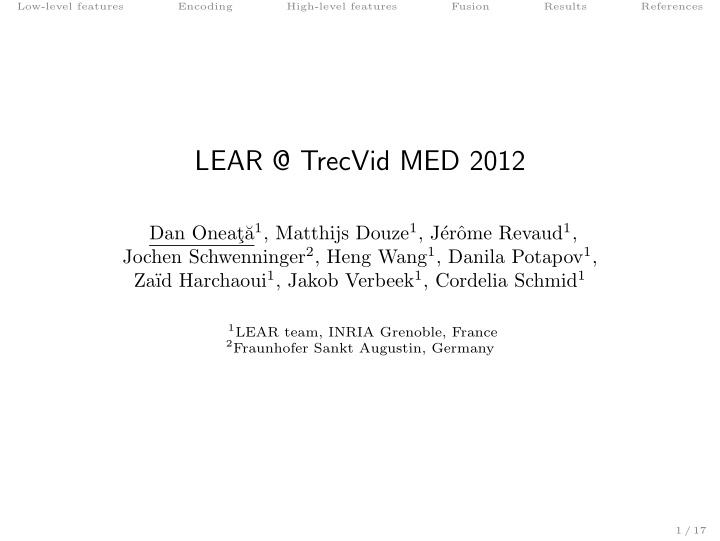 lear trecvid med 2012