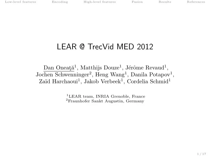 lear trecvid med 2012