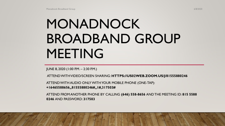 broadband group